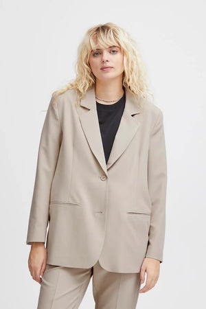 Lexi oversize Blazer - doeskin