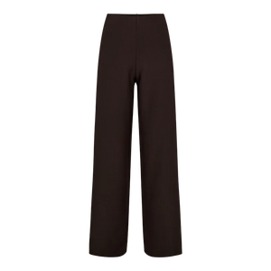 Henne wide buxur - dökkbrúnar