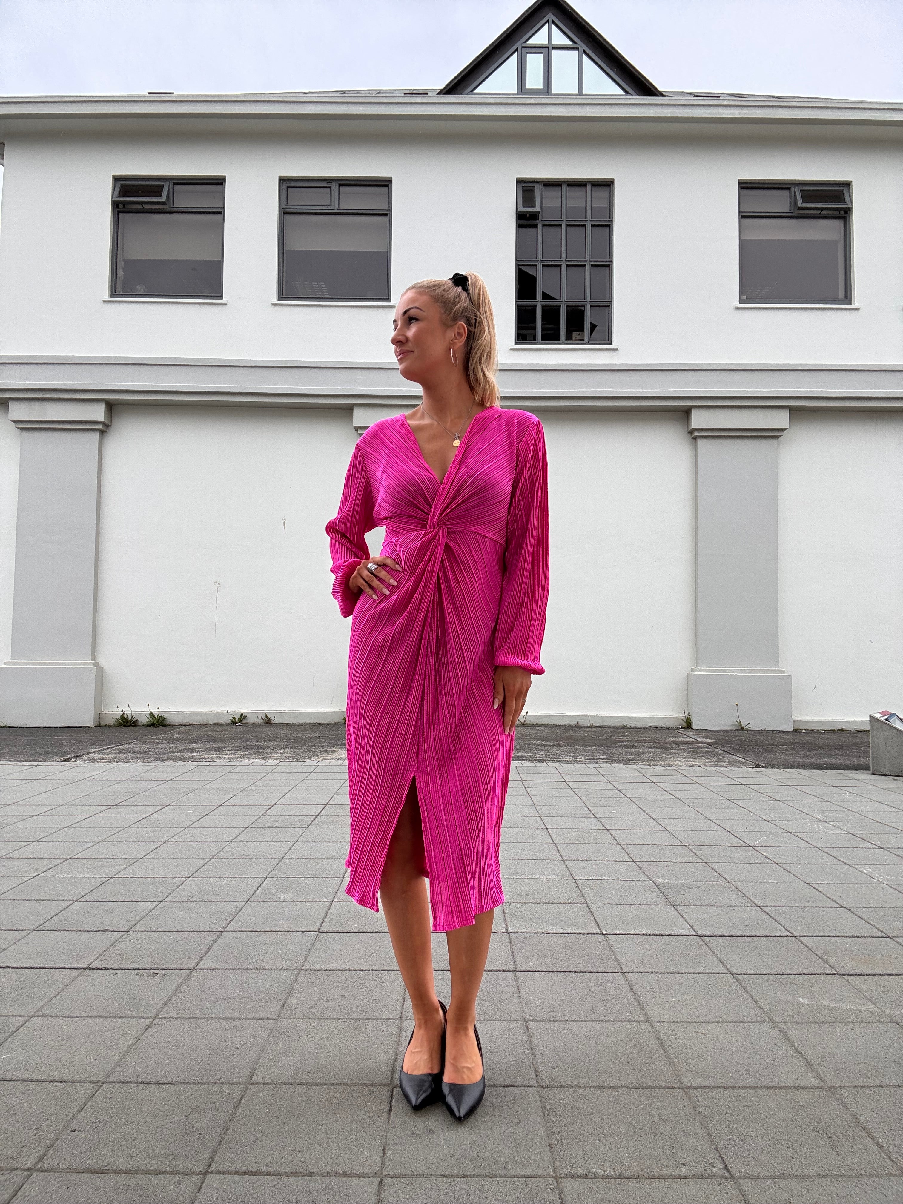 Kamilla kjóll - bleikur