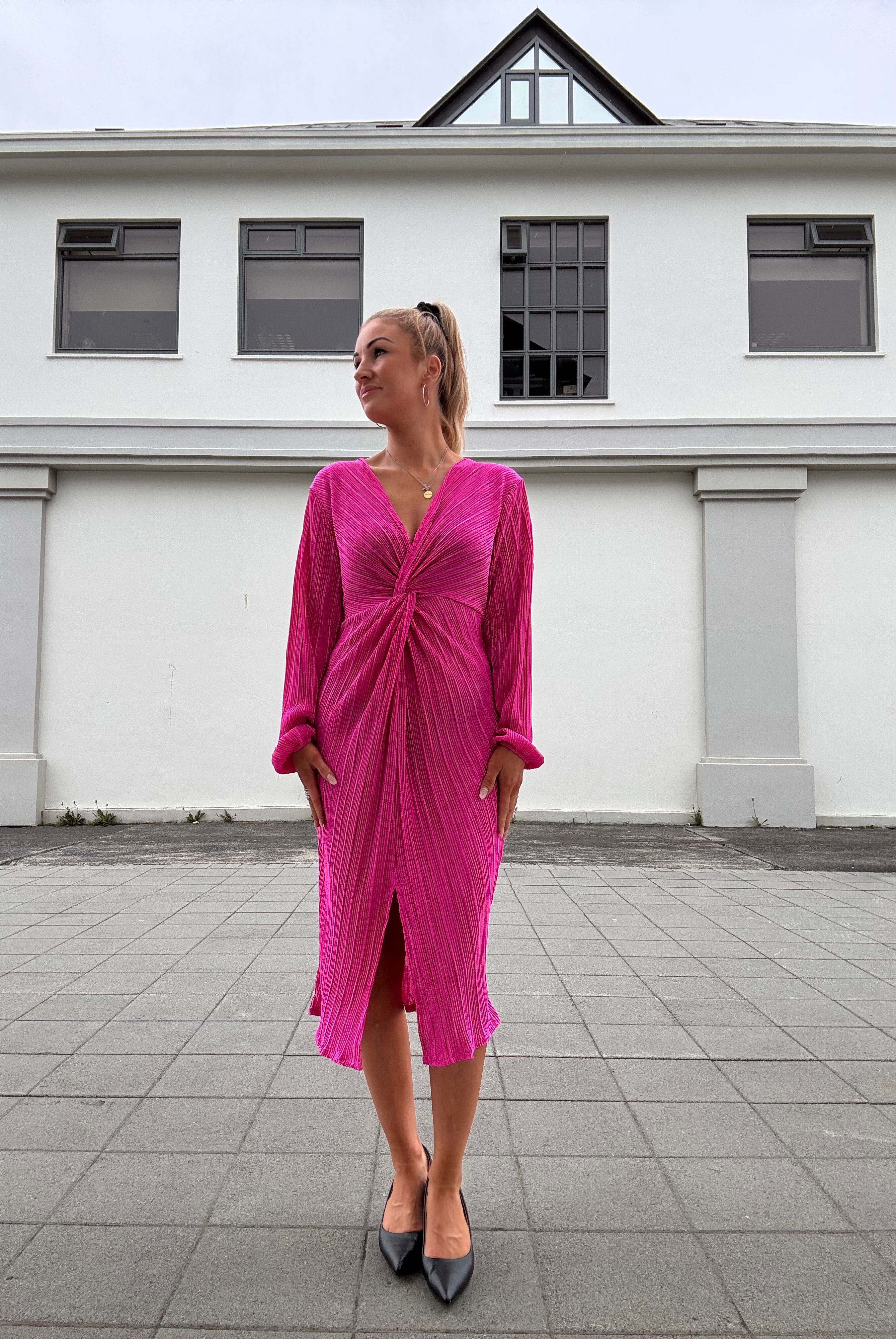 Kamilla kjóll - bleikur
