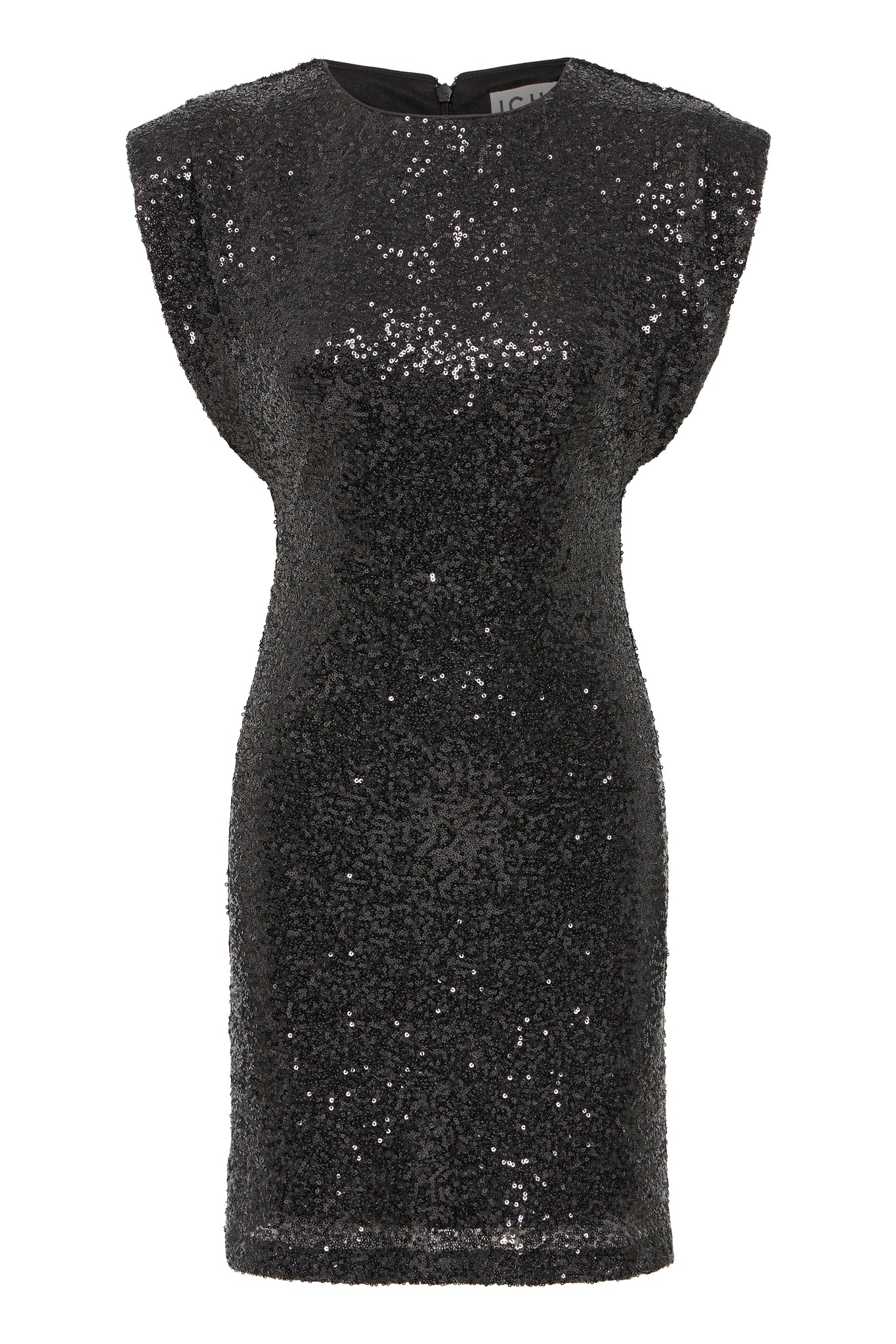 Fauca Pallíettukjóll - svartur