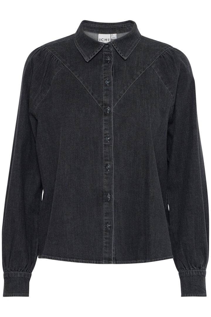 Tullamore skyrta - black wash