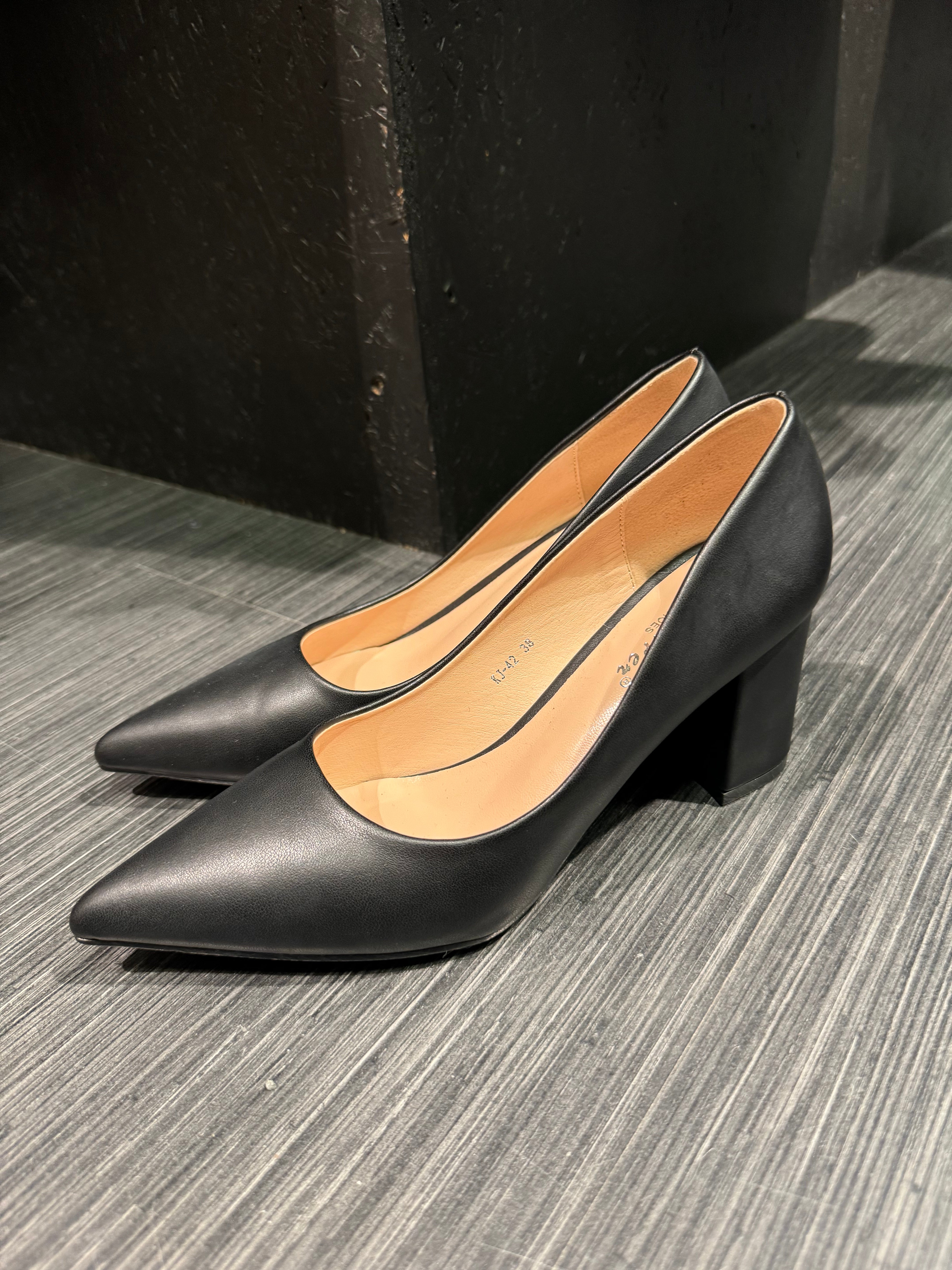 Cleo hælar - PU leður