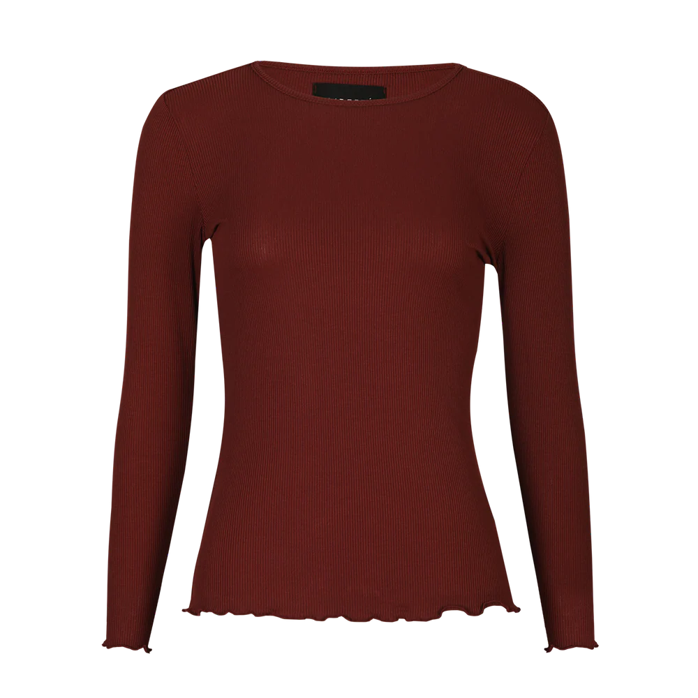 Natalia toppur - vínrauður