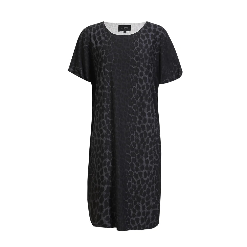 Alma tunic - dark grey leo