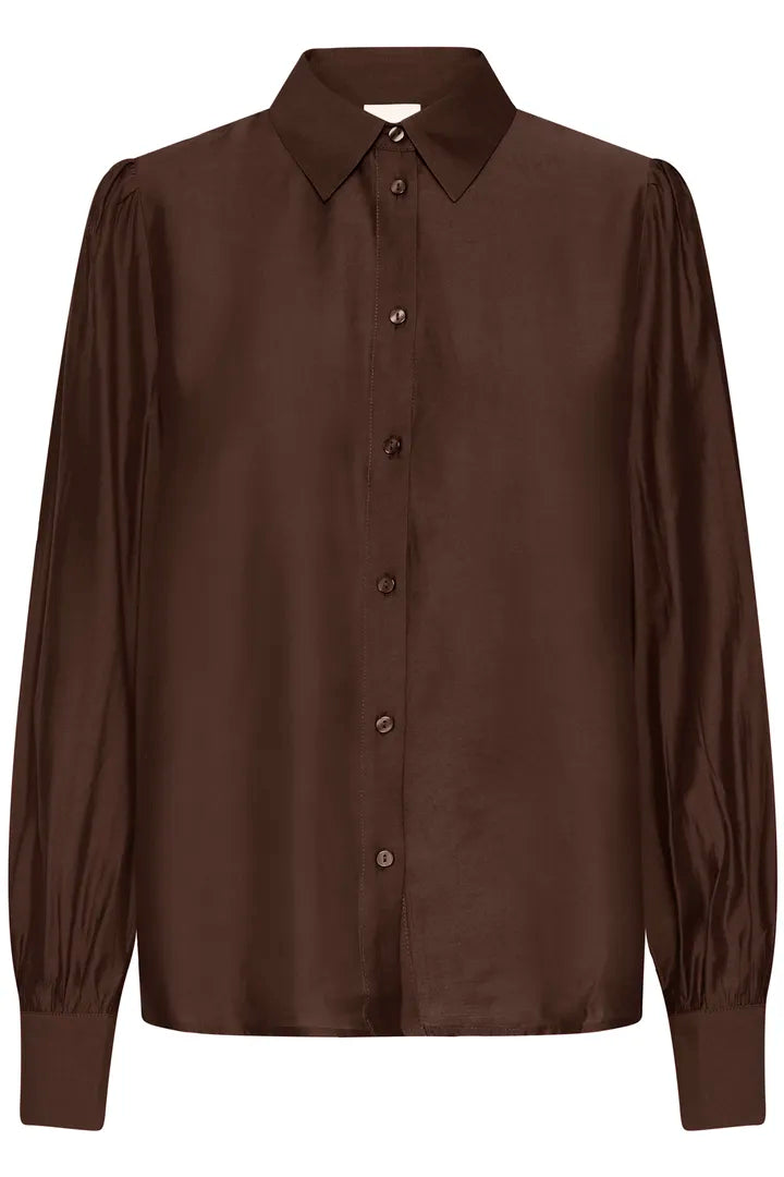 Karlani skyrta - brún