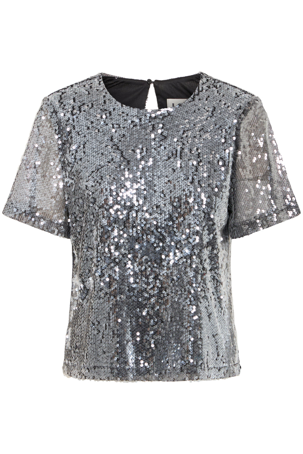 Princa pallíettutoppur - silfur