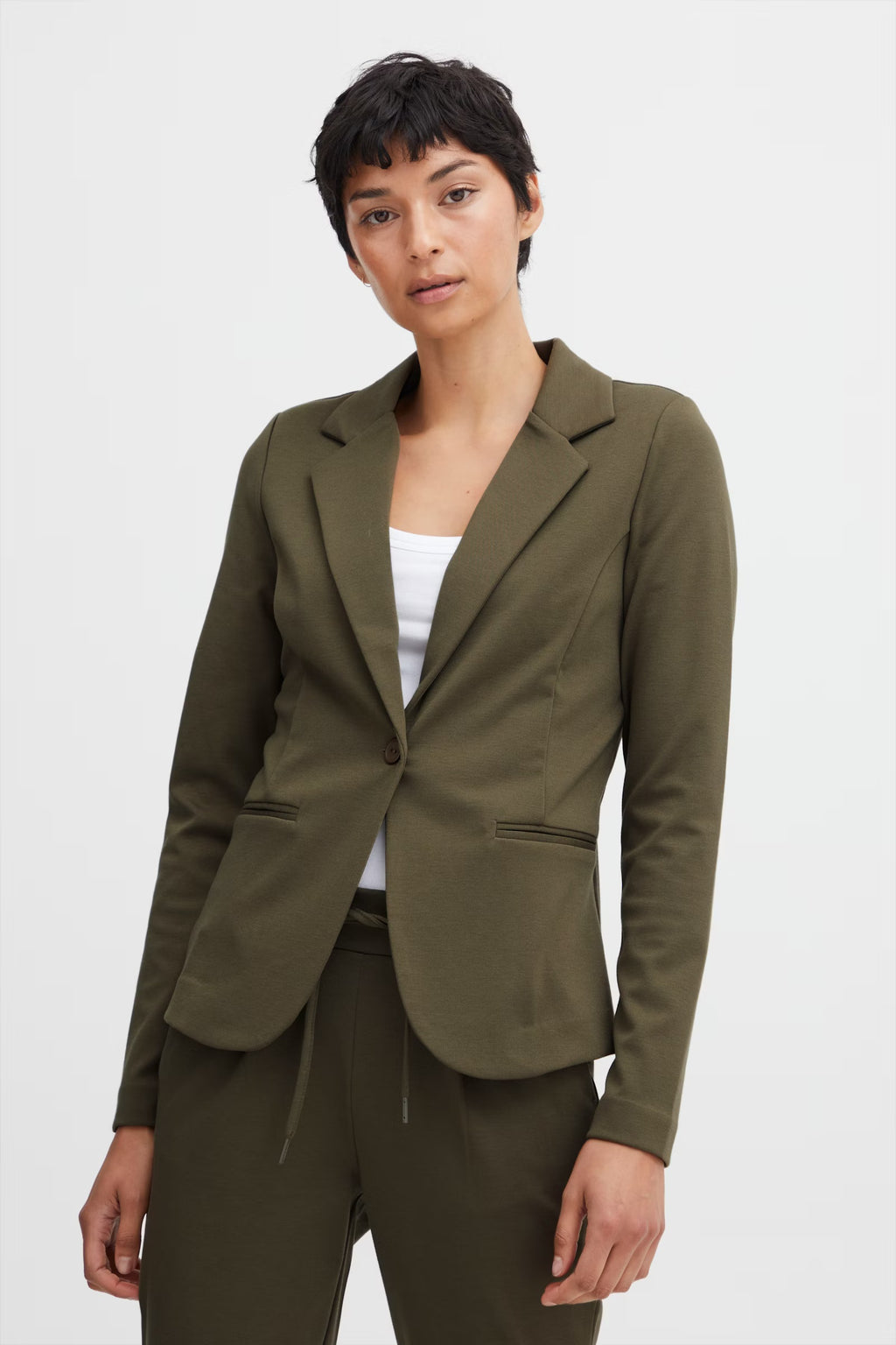 Kate blazer - khaki grænn