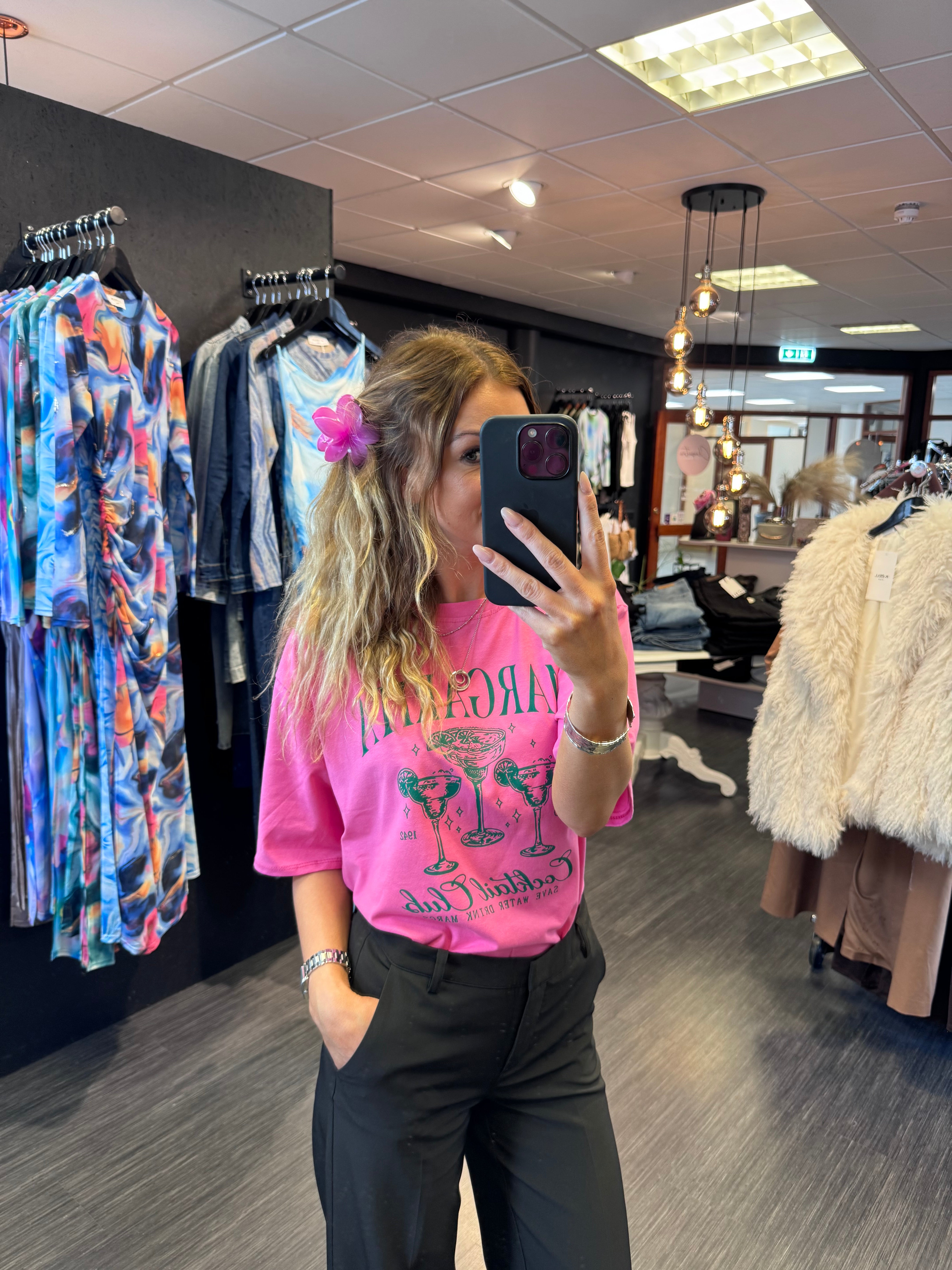 Margarita t shirt - bleikur