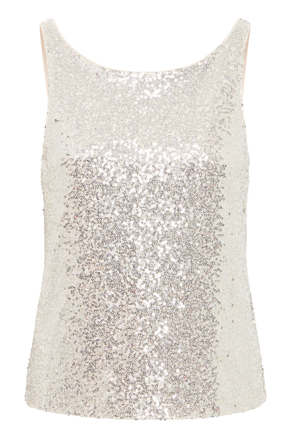 Fauca pallíettu toppur - beige