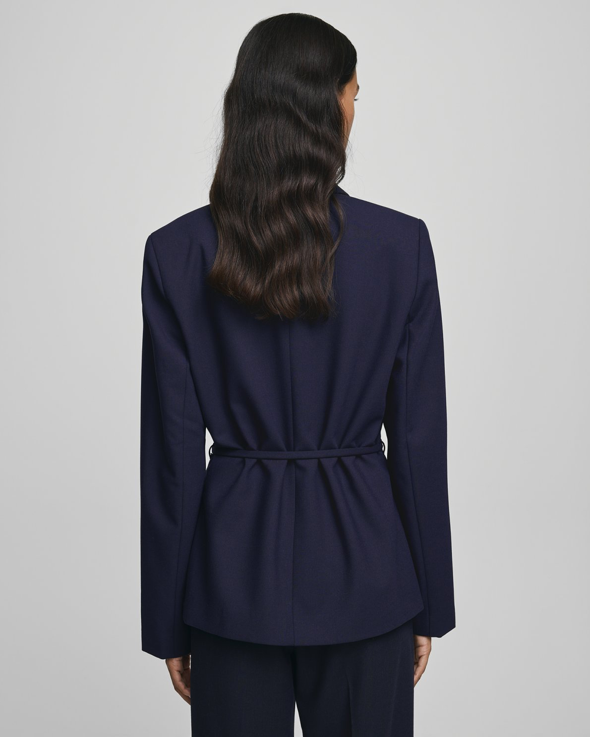 Freylia straight blazer - mari blue