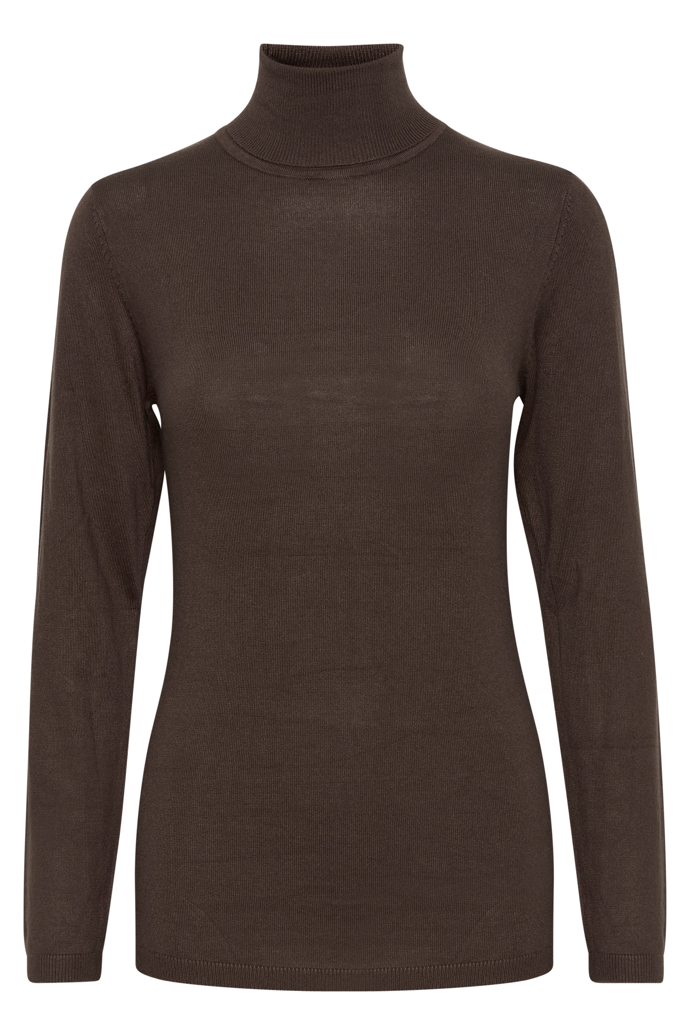 Mafa rúllukragapeysa brún