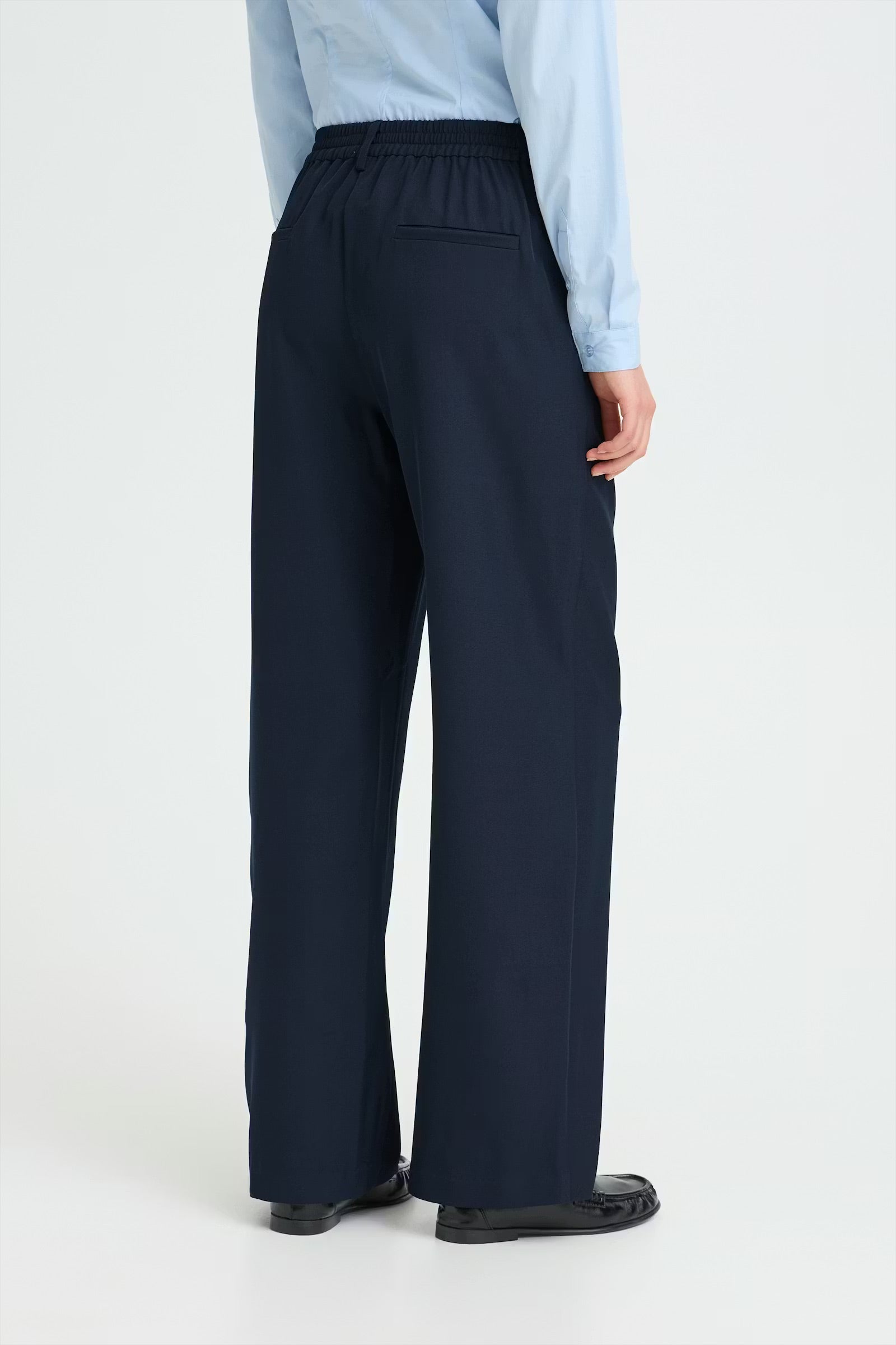 Fava wide buxur - dark navy