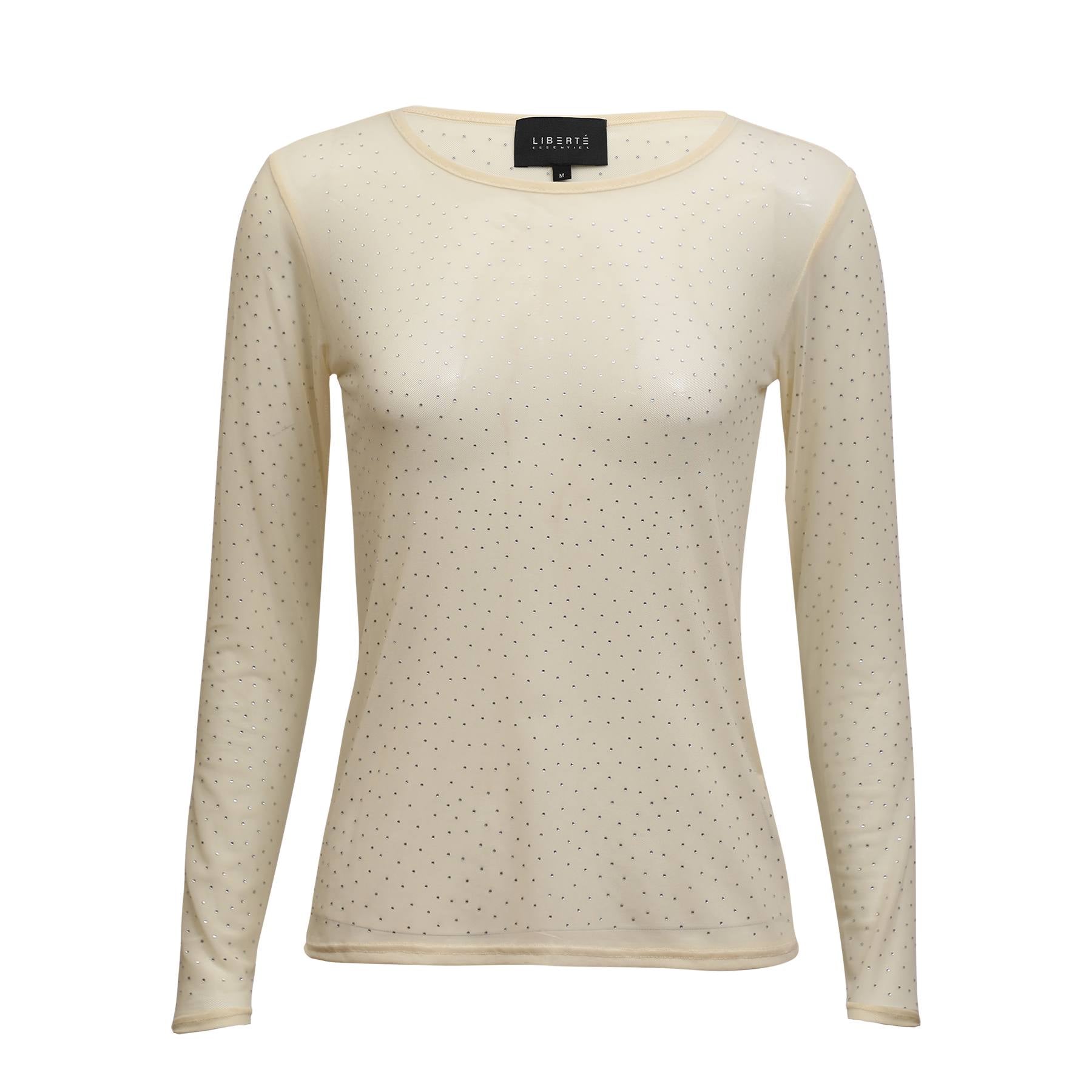 mesh demantatoppur - butter yellow