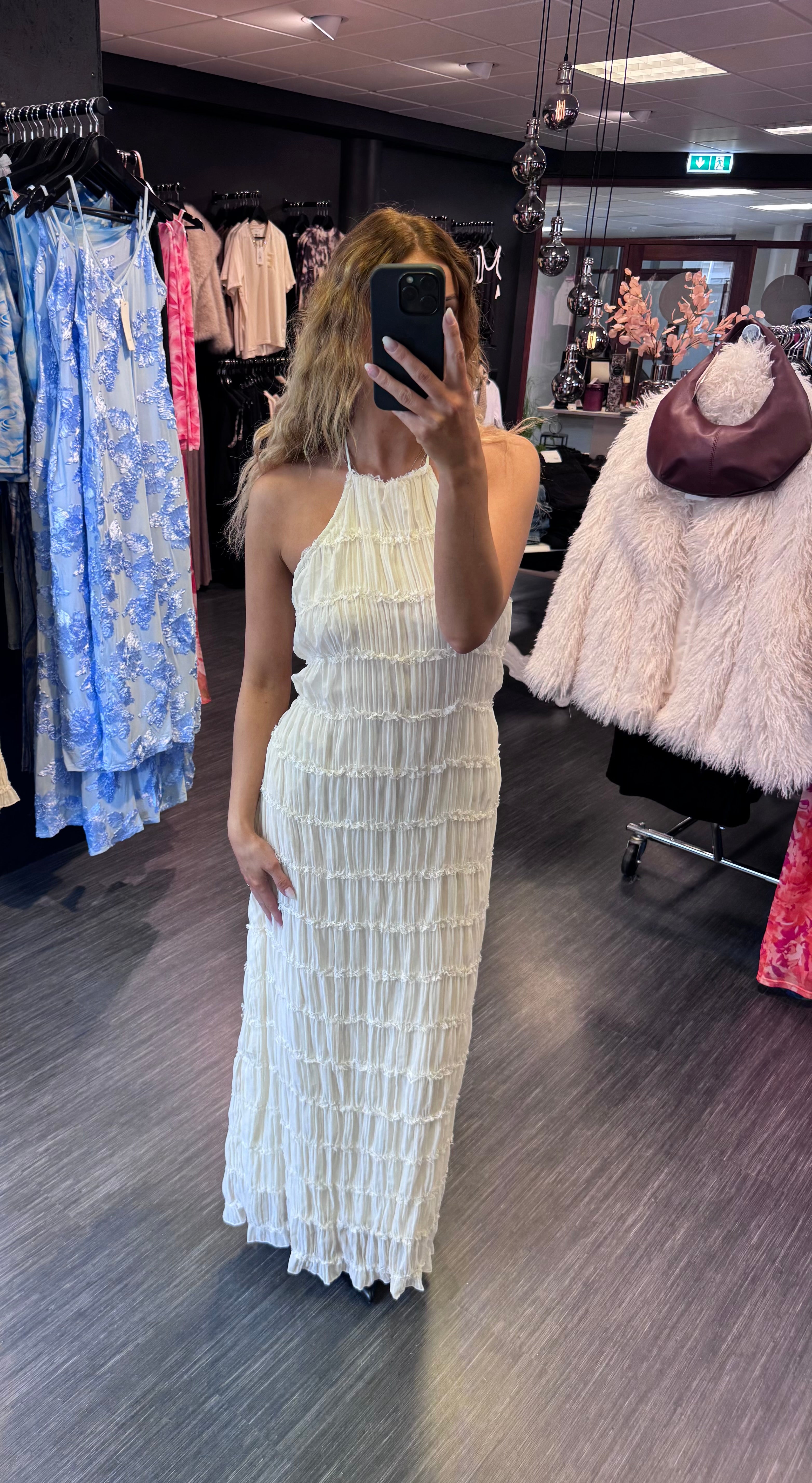 Aþena kjóll - off white