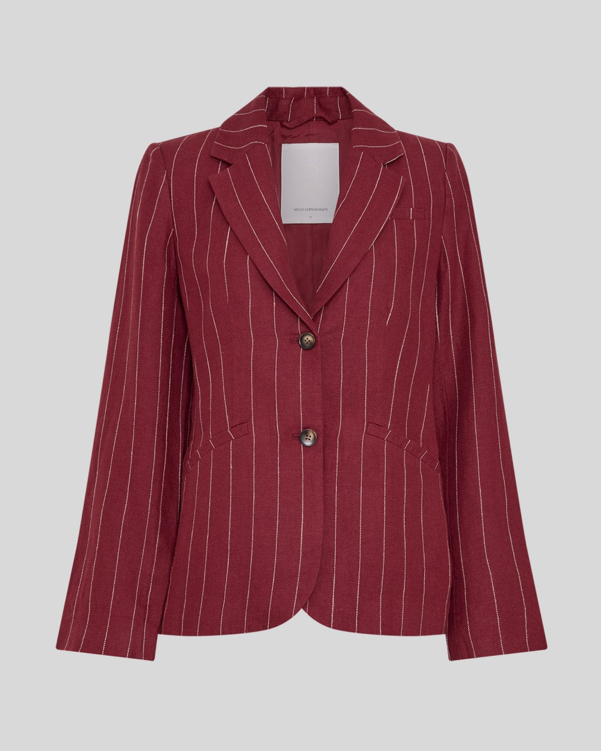 Claritte loose hör blazer - rhubarb