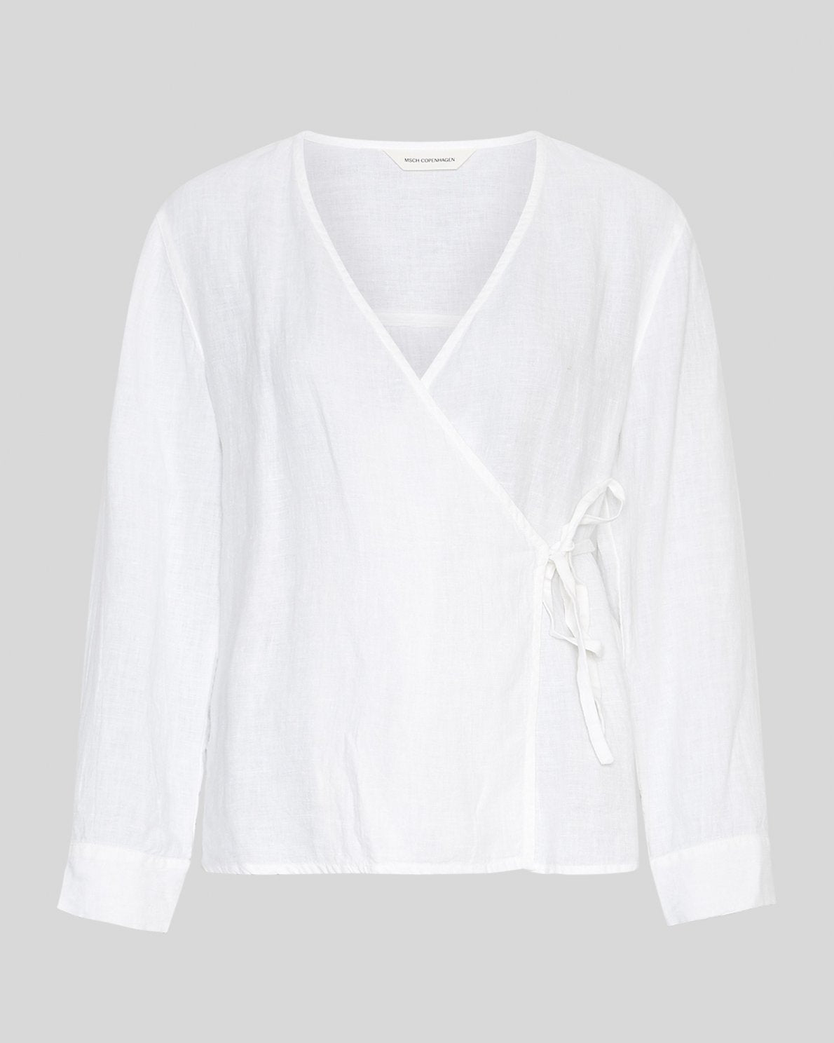 Pearlina wrap hör skyrta - hvít