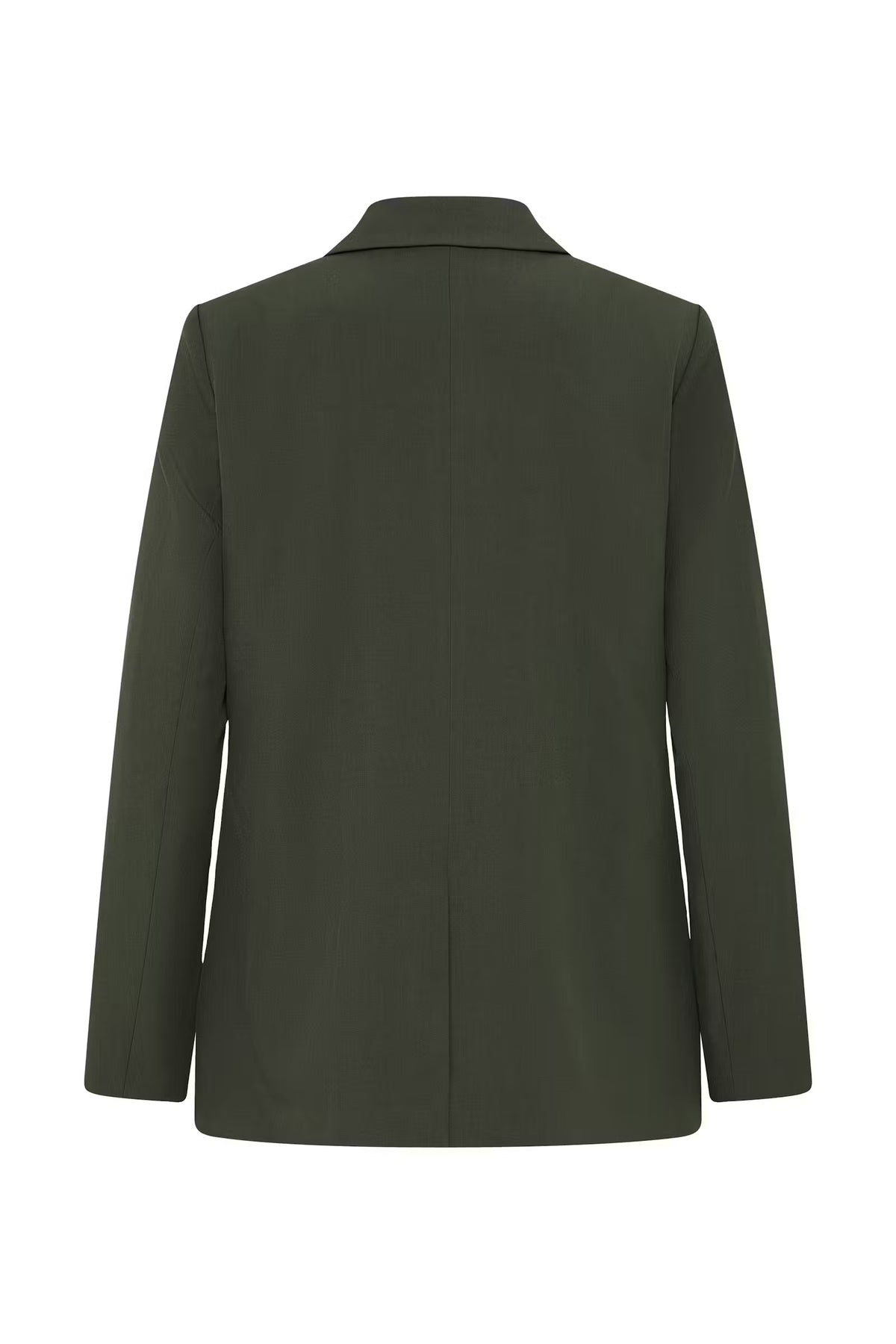 Fava long blazer dökk grænn