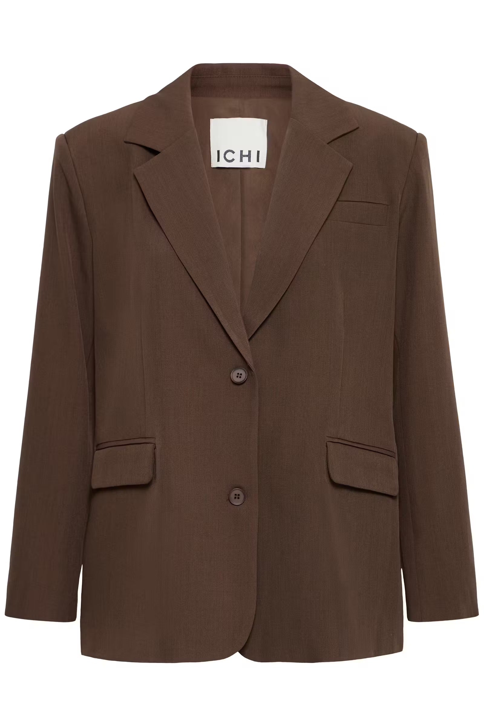 Fava oversize blazer - brúnn