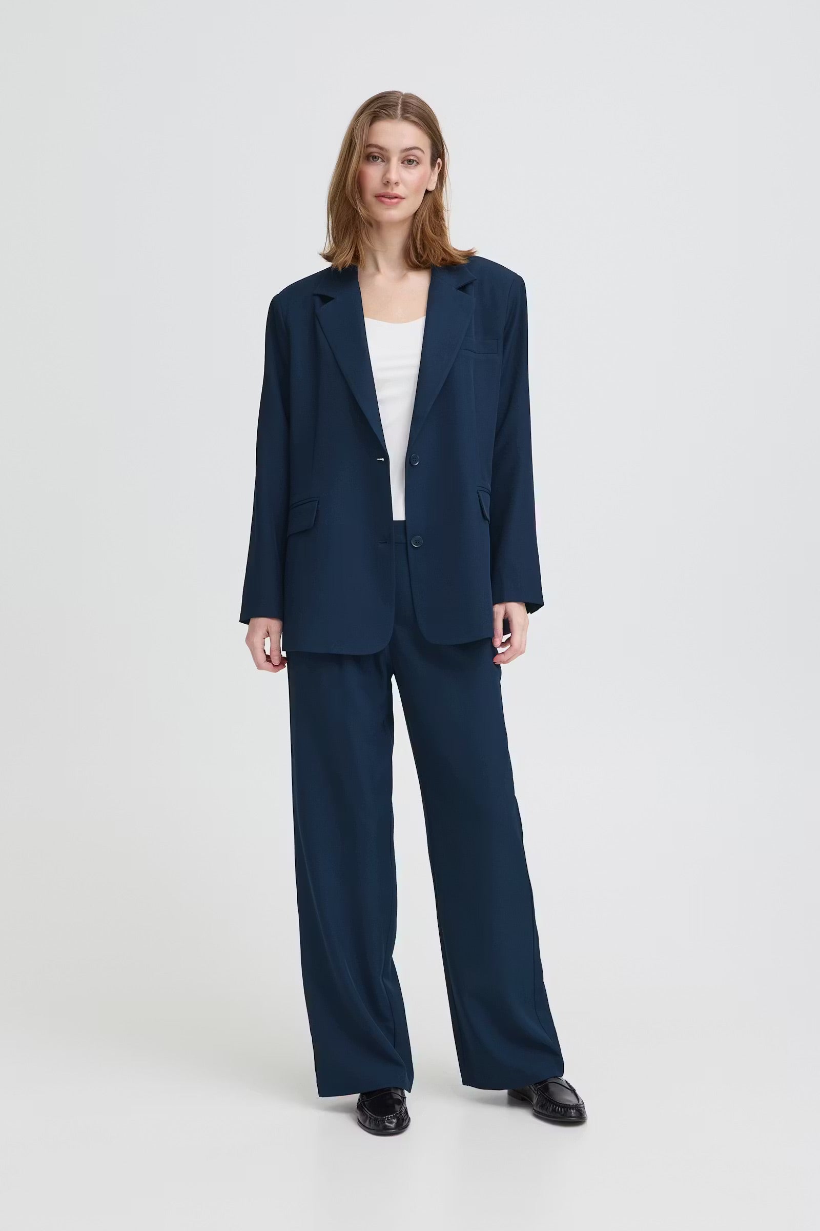 Fava oversize blazer - dark navy