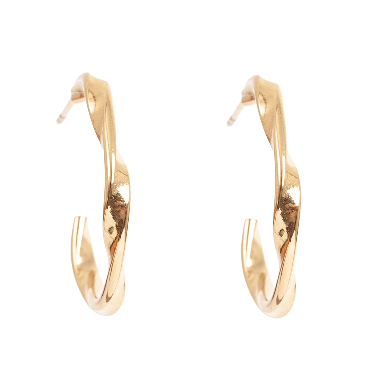 Earrings | Crinkle | Steel