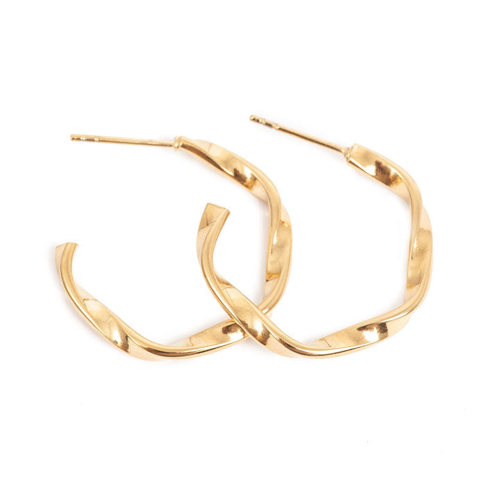 Earrings | Crinkle | Steel