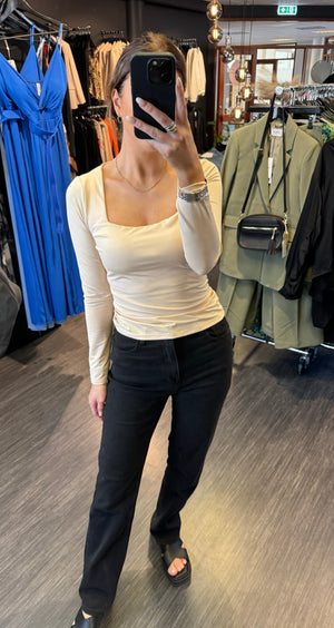 Jess toppur - beige