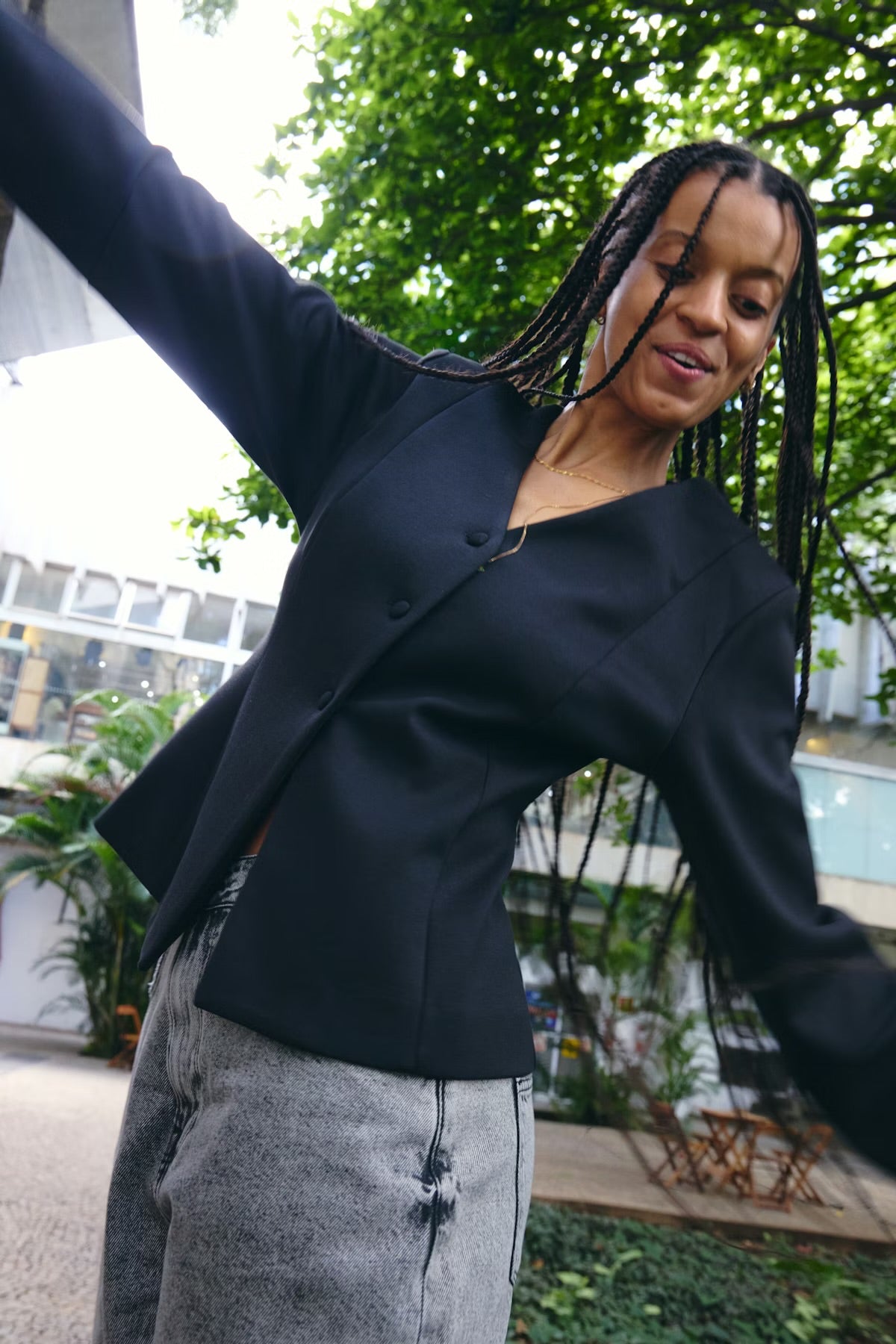 Kate neo blazer - svartur