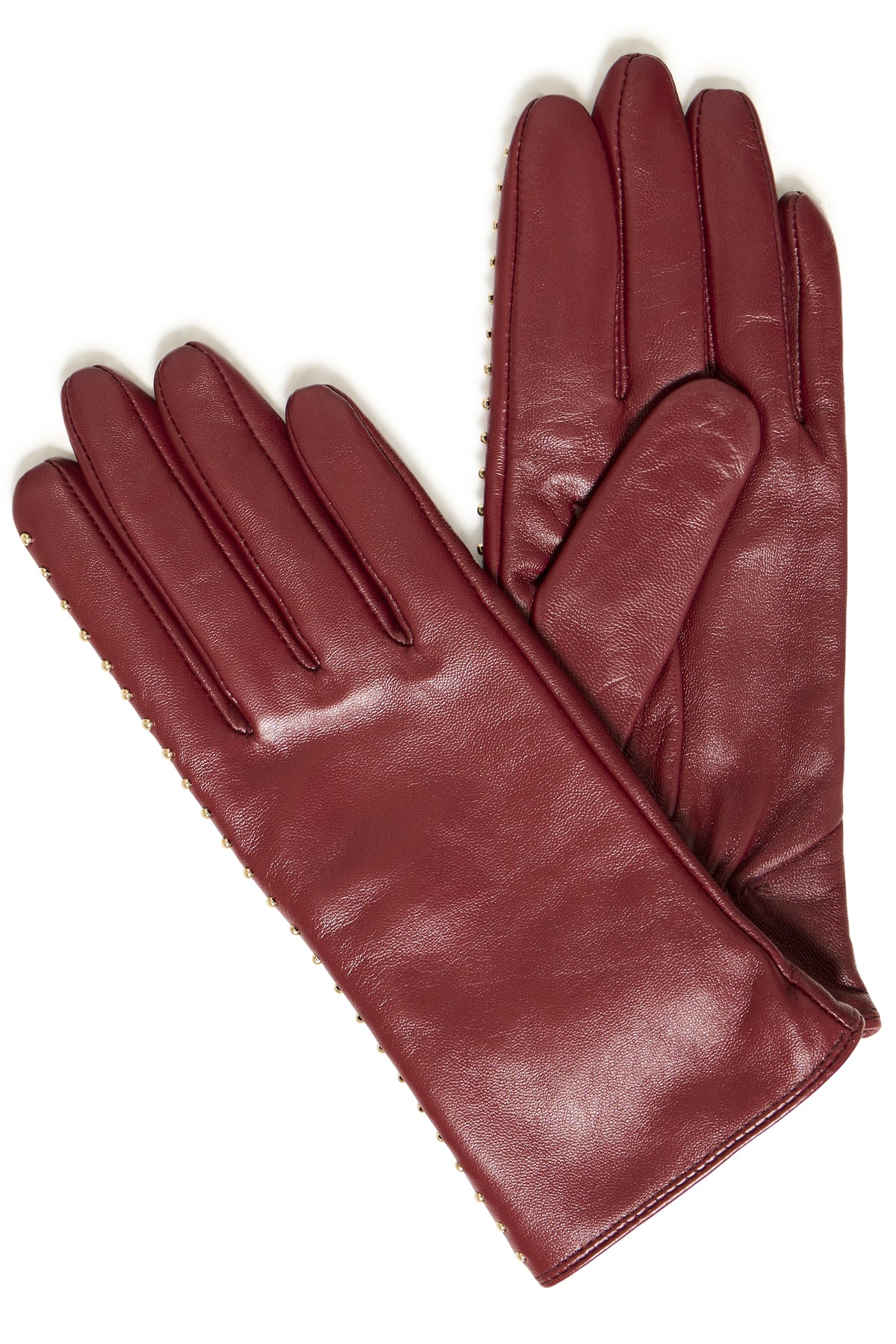 Melody leðurhanskar - burgundy