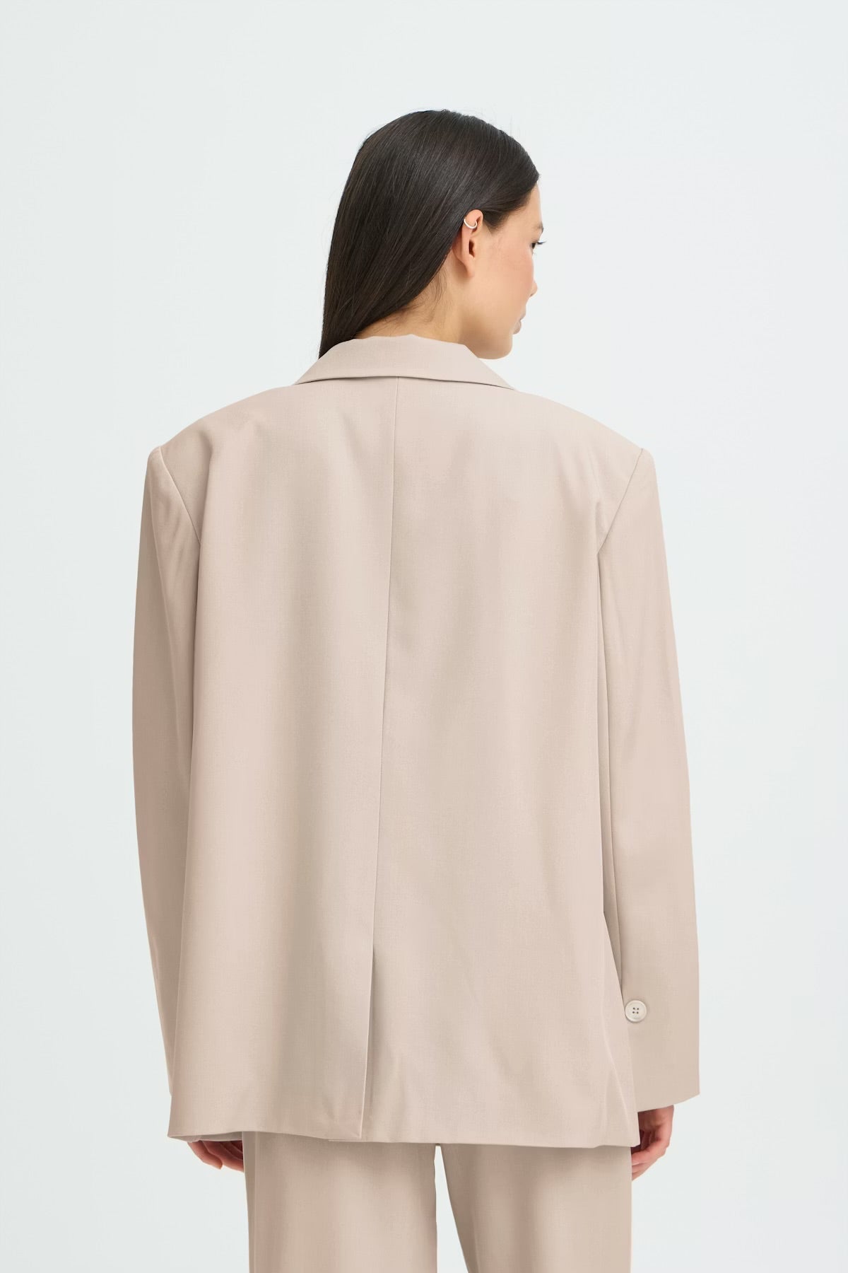 Fava oversize blazer - dove